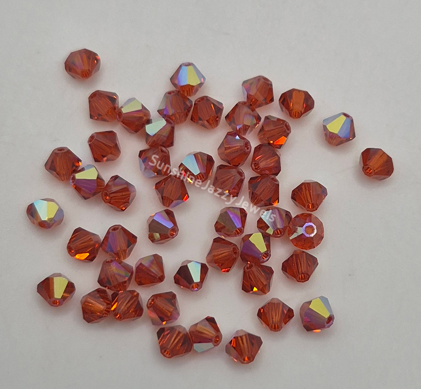 #5328 - Swarovski Crystal 8mm Bicone w/ AB Finish; Many Colors; 12pc per pack