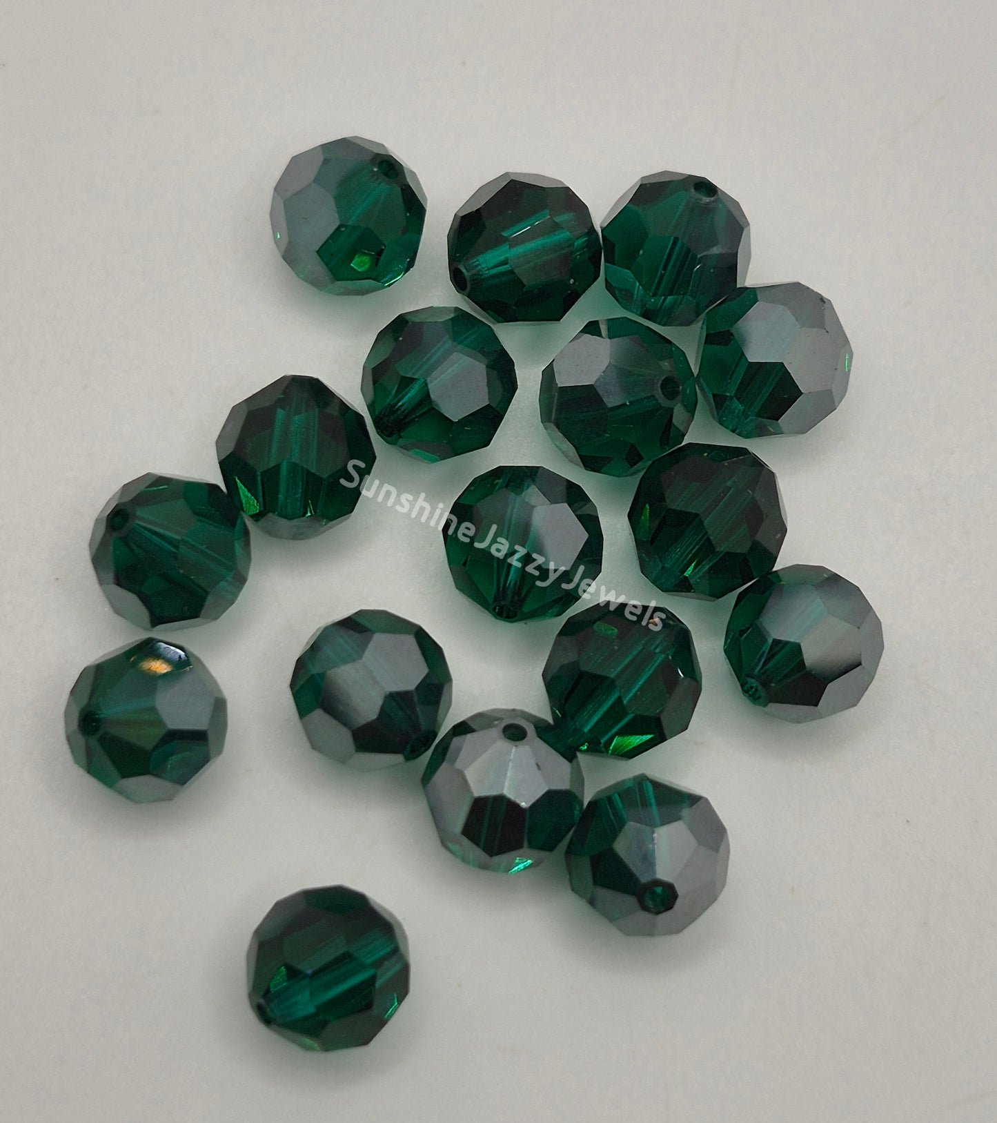#5000 - Swarovski Crystal 8mm Round Beads w/ Satin Effect; 6pc per pack