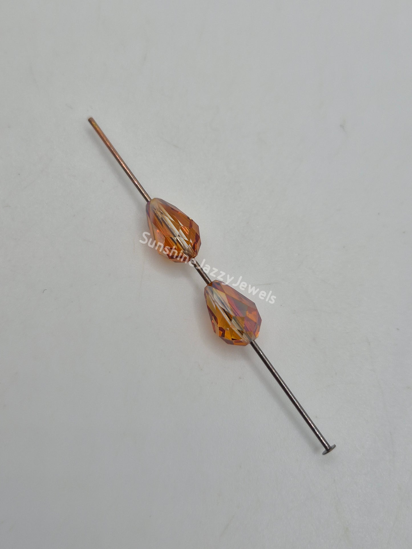 WEB EXCLUSIVE - #5500 - 6pc Swarovski Crystal Chili Pepper 9x6mm Teardrop Beads