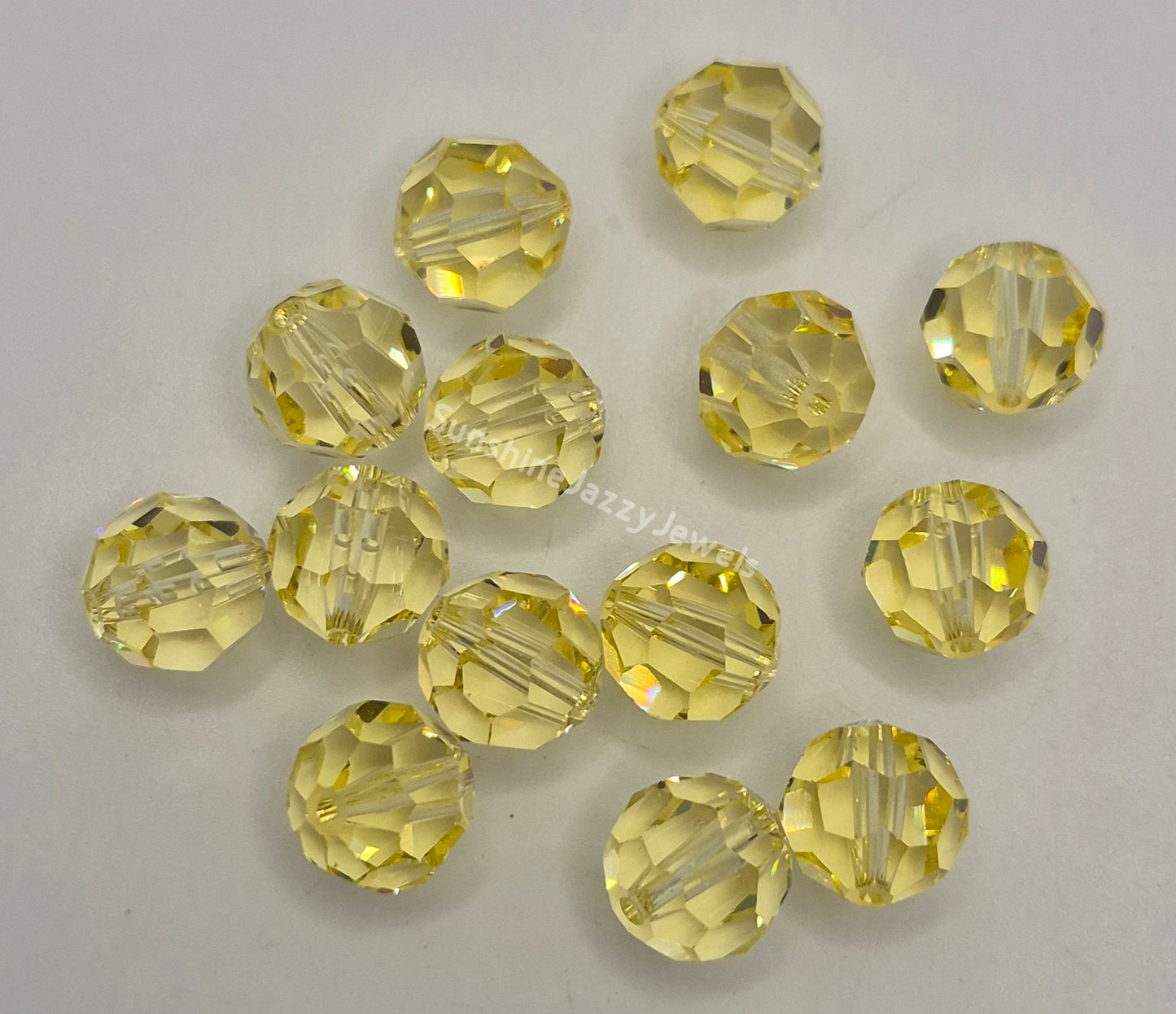 #5000 - Swarovski Crystal 10mm Round Beads; Classic Colors; 6pc per pack