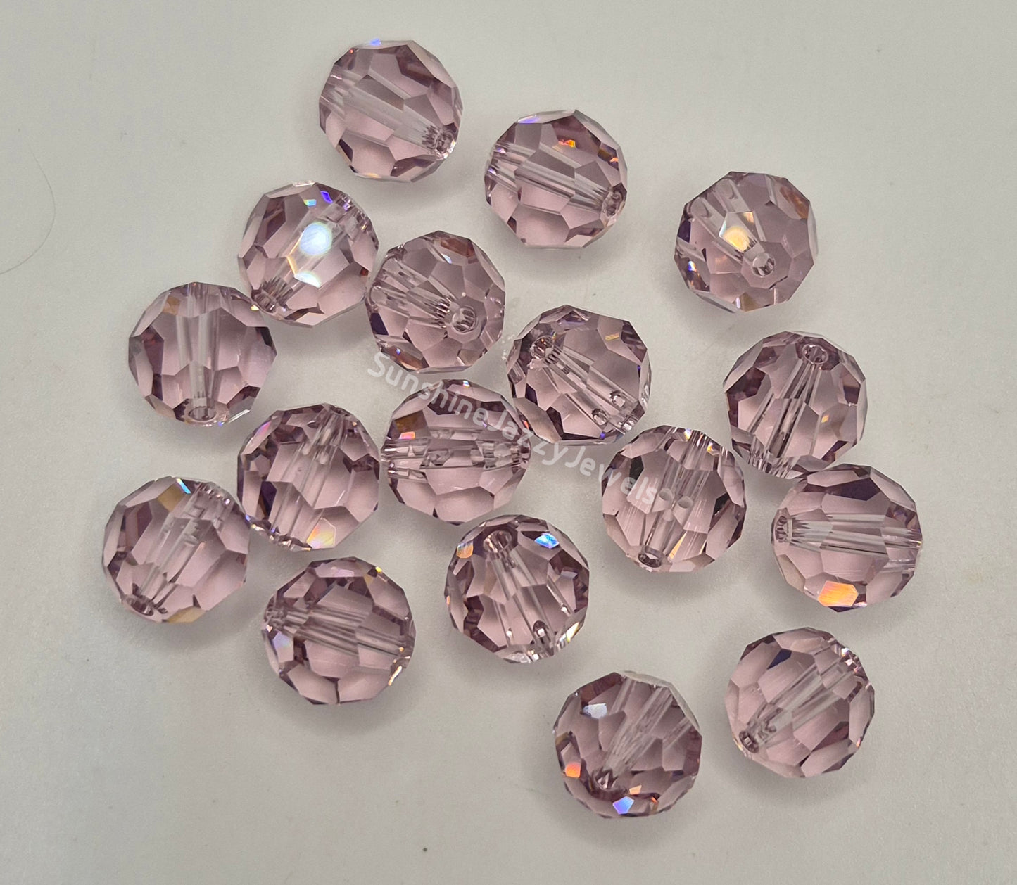 #5000 - Swarovski Crystal 10mm Round Beads; Classic Colors; 6pc per pack