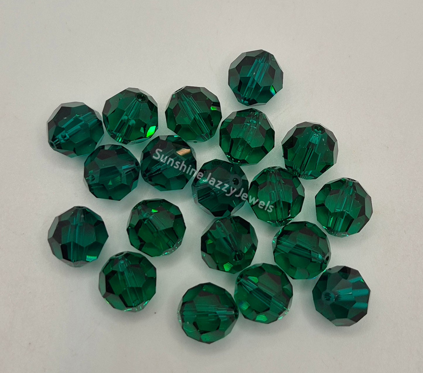 #5000 - Swarovski Crystal 10mm Round Beads; Classic Colors; 6pc per pack