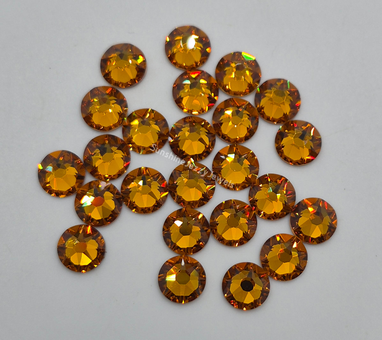 #2088 - Swarovski Crystal ss30 6mm Flatback Rhinestones; 12pc per pack; Multiple Color Choices