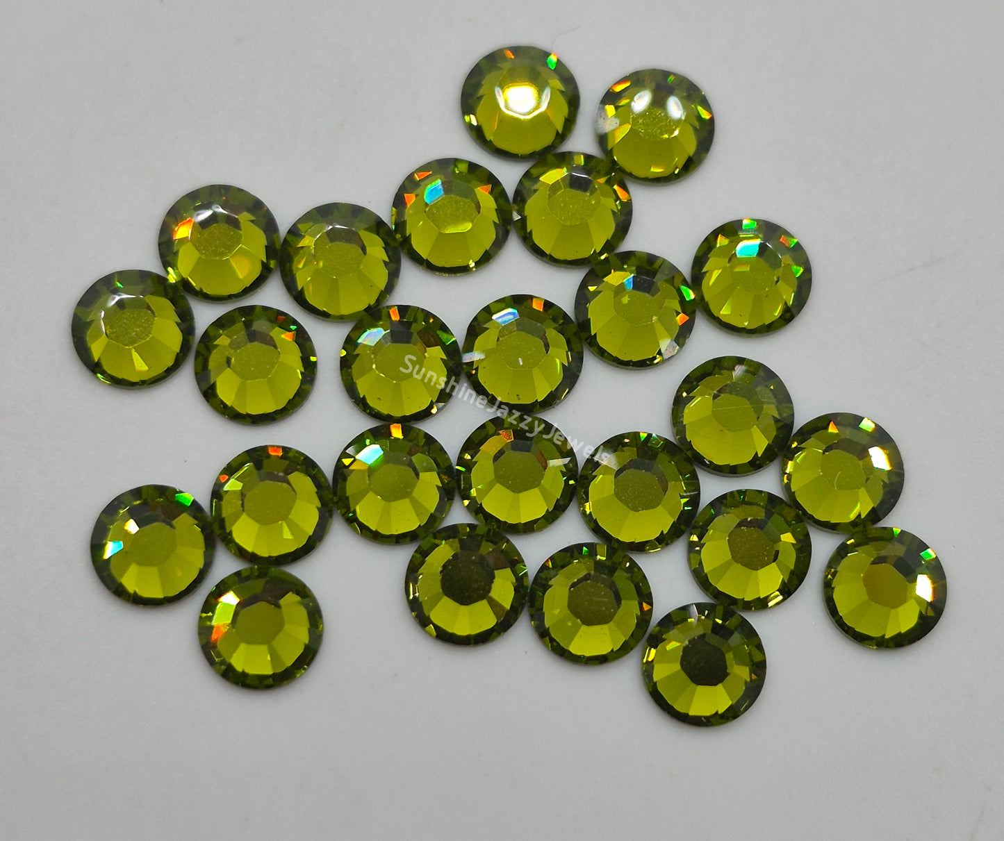 #2088 - Swarovski Crystal ss30 6mm Flatback Rhinestones; 12pc per pack; Multiple Color Choices