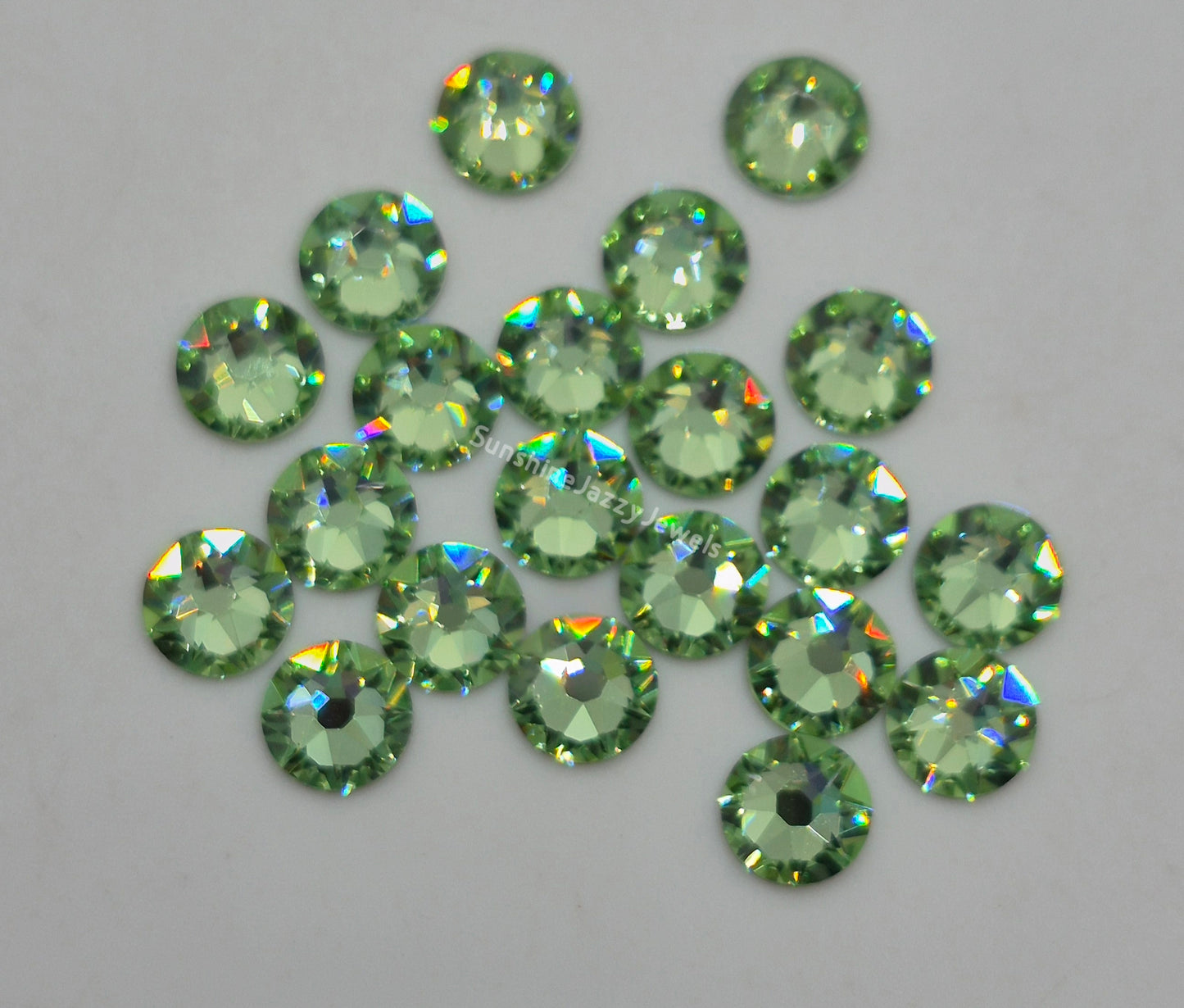 #2088 - Swarovski Crystal ss30 6mm Flatback Rhinestones; 12pc per pack; Multiple Color Choices