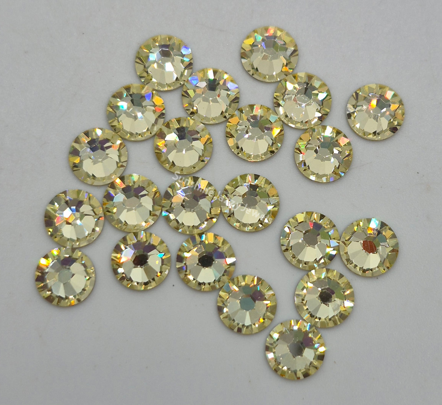#2088 - Swarovski Crystal ss30 6mm Flatback Rhinestones; 12pc per pack; Multiple Color Choices
