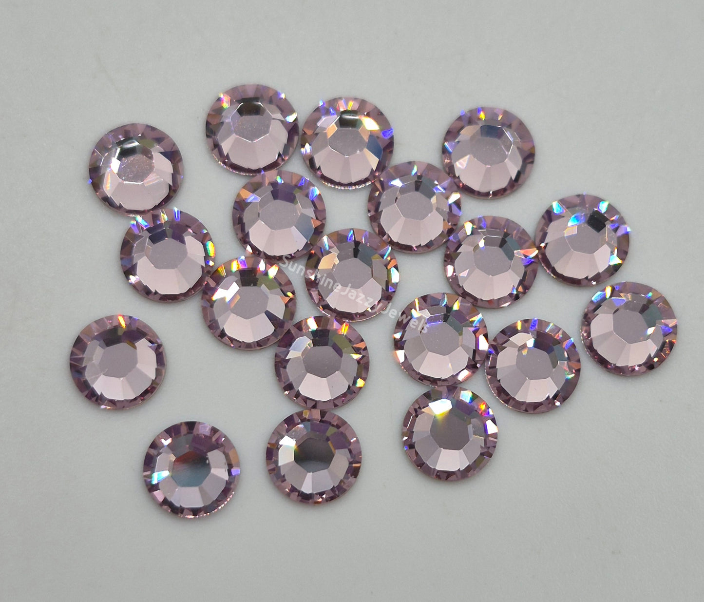 #2088 - Swarovski Crystal ss30 6mm Flatback Rhinestones; 12pc per pack; Multiple Color Choices
