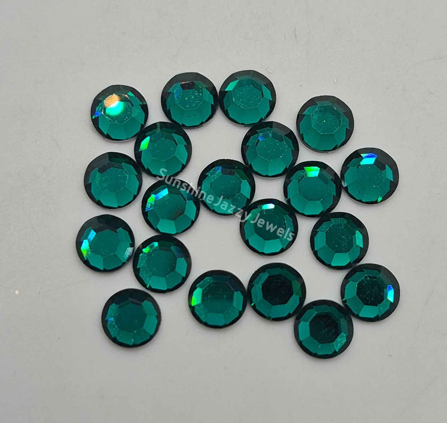 #2000 - Swarovski Crystal ss34 7mm Flatback Rhinestones; 12pc per pack; Multiple Colors