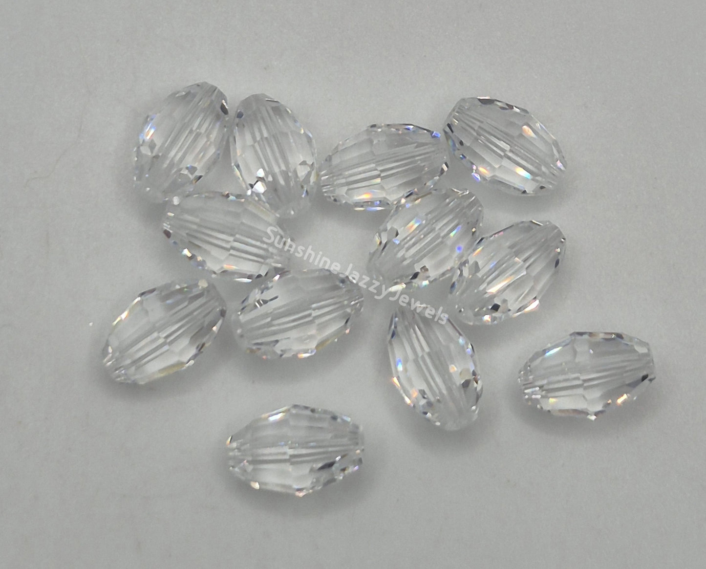 #5200 - Swarovski Crystal 9x6mm Oval Beads; 6pc per pack