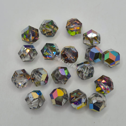 CLEARANCE MIX! 26pc Swarovski Crystal Vitrail Medium 12mm Rocky Cut 5007 Beads