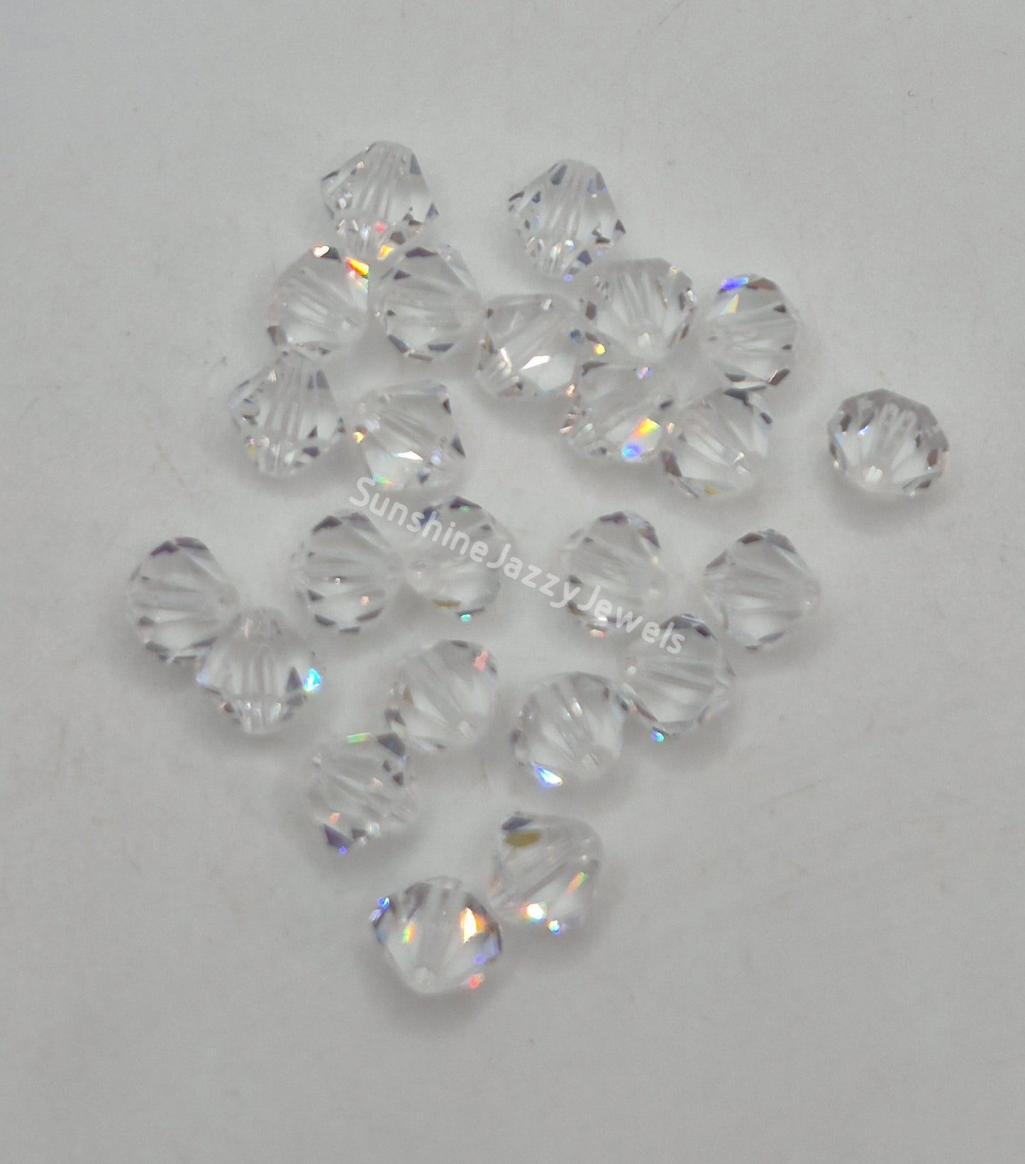 #5301 - Swarovski Crystal 7mm Bicone Beads; Multiple Colors; 12pc per pack