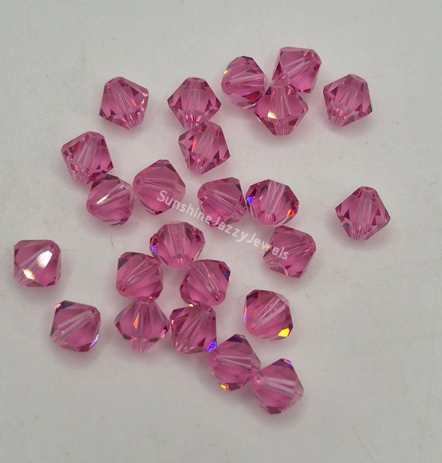 #5301 - Swarovski Crystal 7mm Bicone Beads; Multiple Colors; 12pc per pack