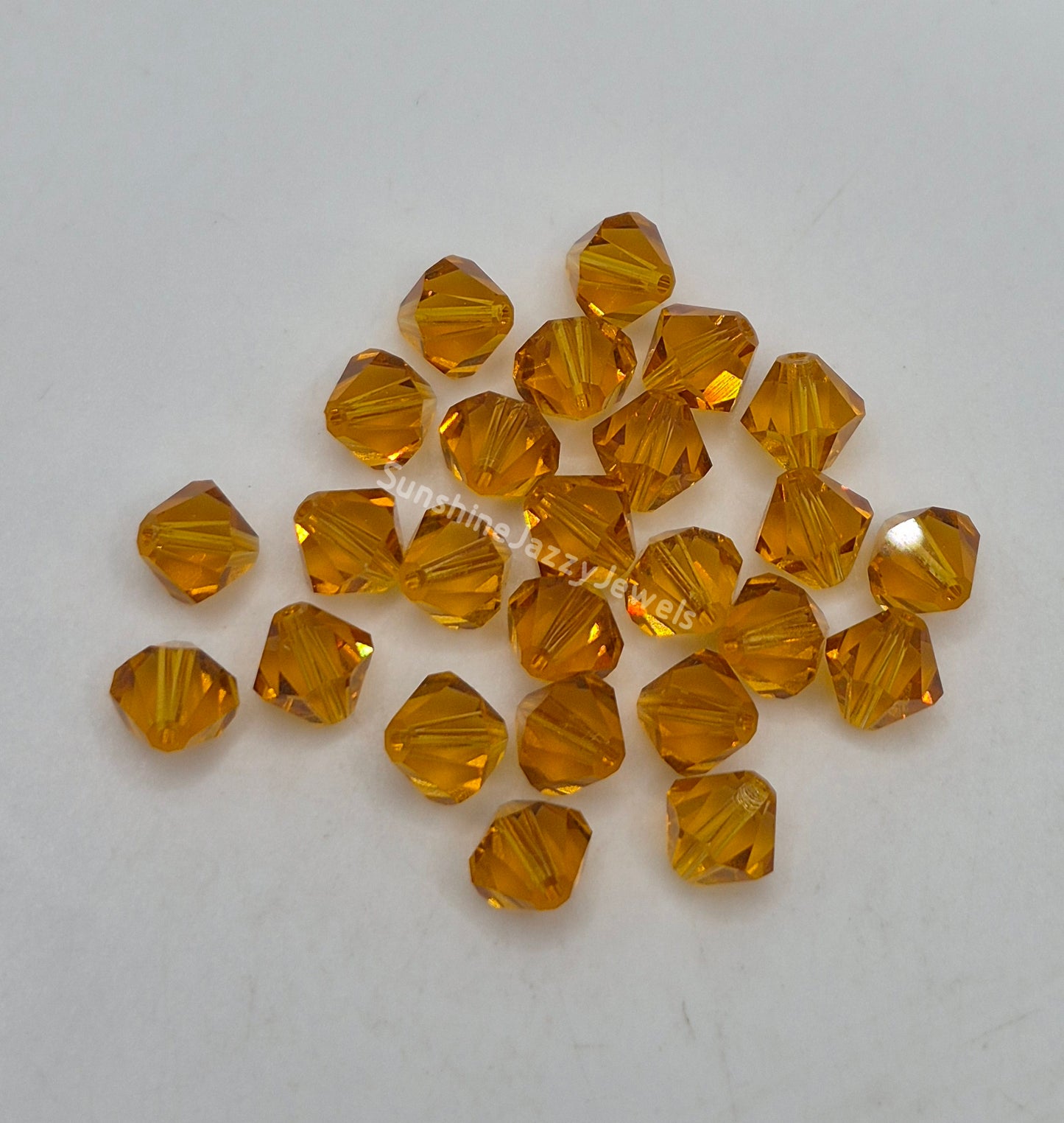 #5301 - Swarovski Crystal 7mm Bicone Beads; Multiple Colors; 12pc per pack