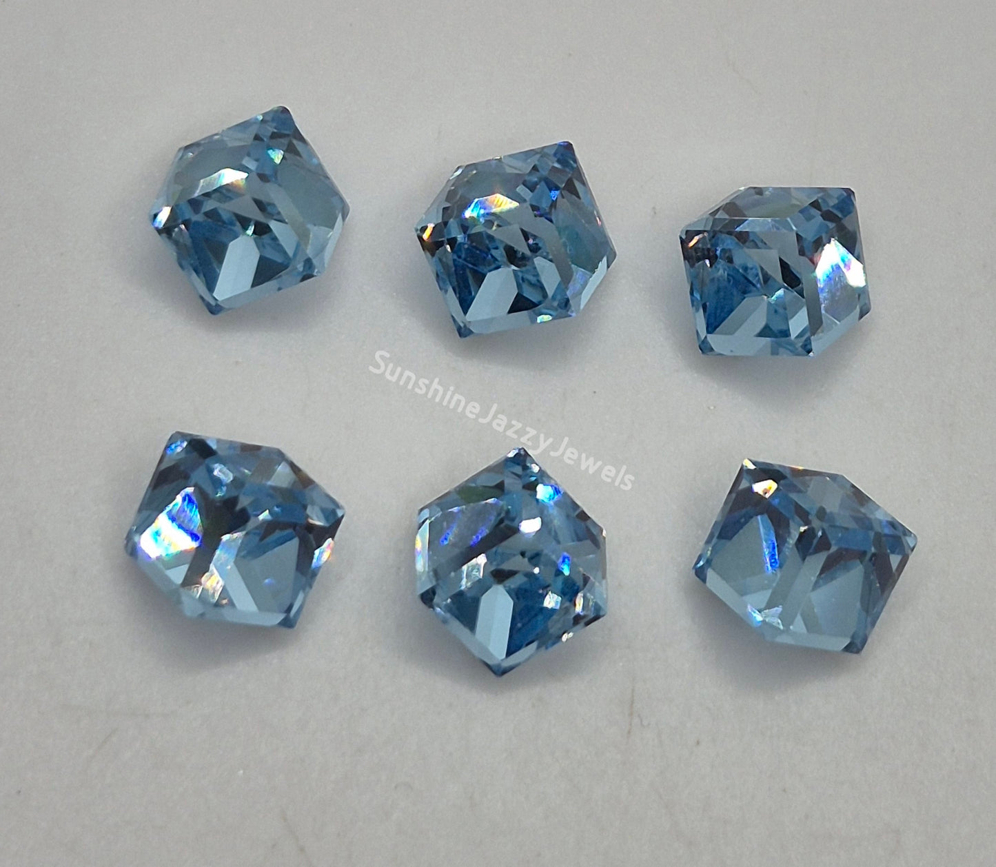 #4841 - Swarovski Crystal 6mm Fancy Stone; 6pc per pack; Multiple Color Choices