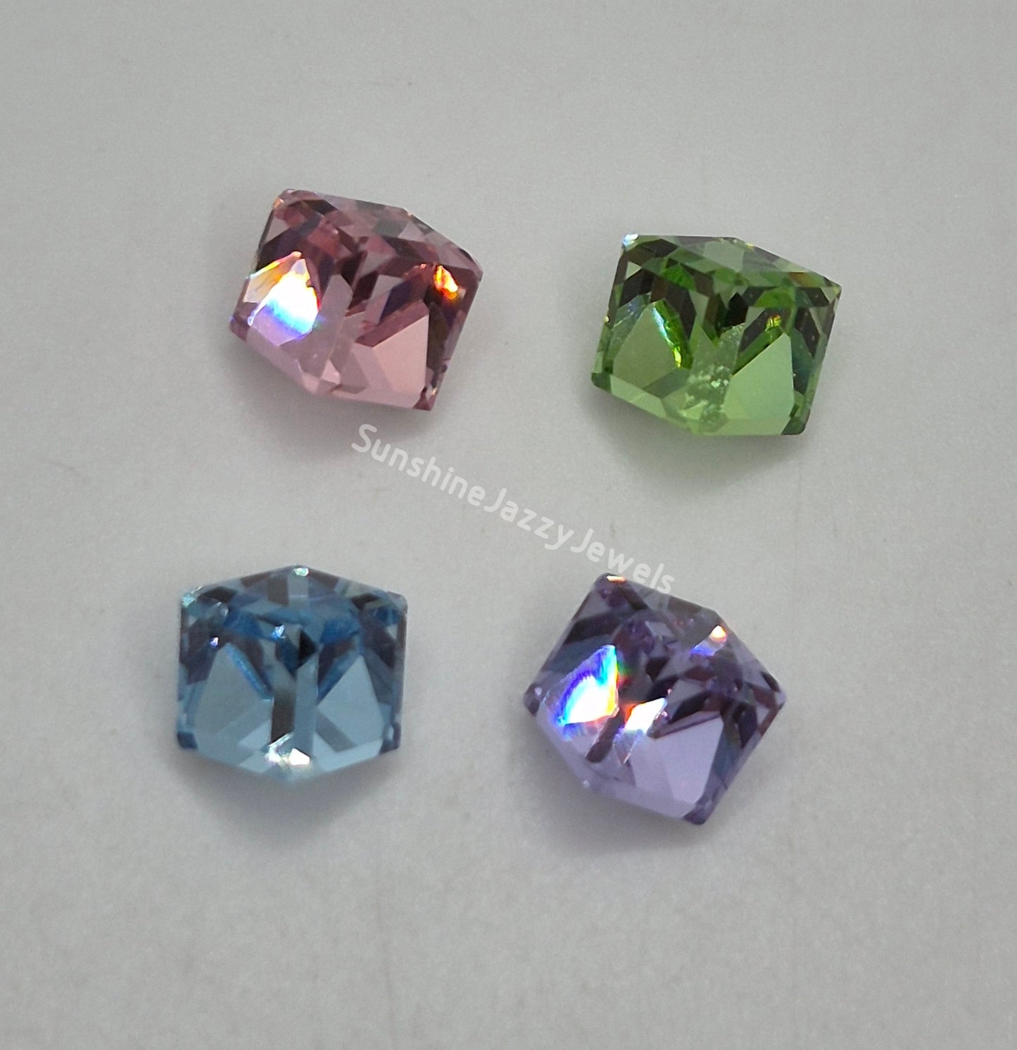 #4841 - Swarovski Crystal 6mm Fancy Stone; 6pc per pack; Multiple Color Choices
