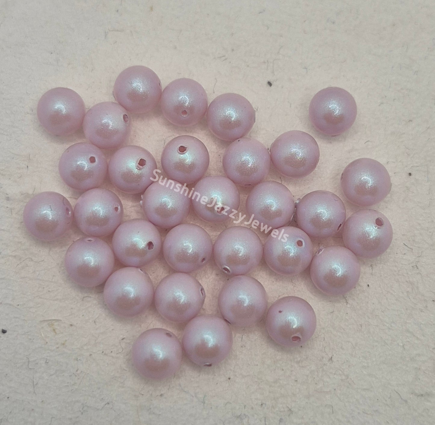 #5810 - Swarovski Crystal Iridescent Dreamy Rose 6mm Pearl Beads; 25pc per pack