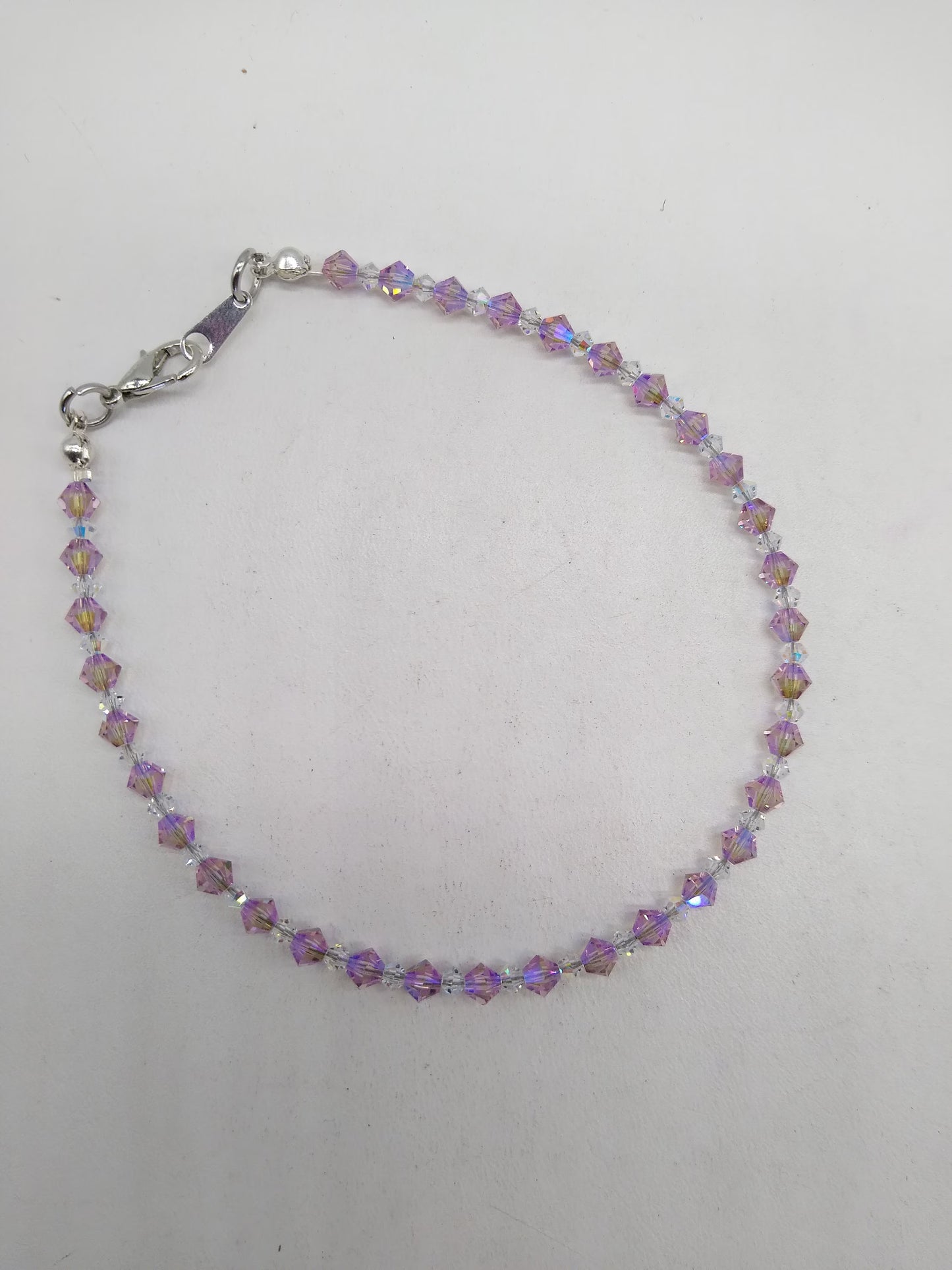 Bracelet/ Anklet - Swarovski Crystal Shimmer Bicones; MULTIPLE COLOR CHOICES