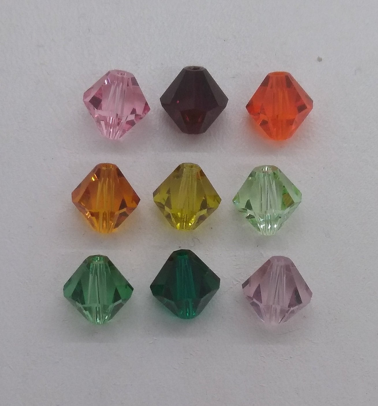 #5328 - Swarovski Crystal 8mm Bicones - Classic Colors