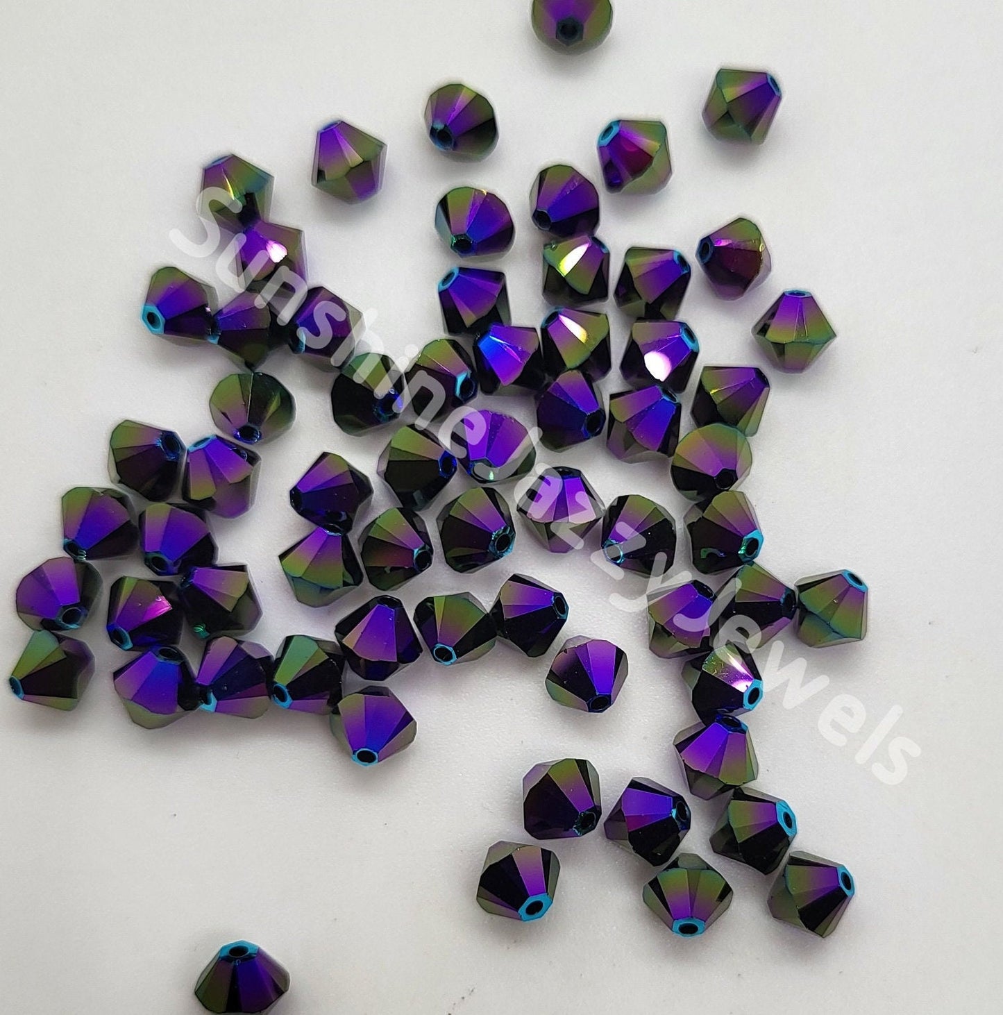 #5328 - Swarovski Crystal 6mm AB2X Bicone Beads