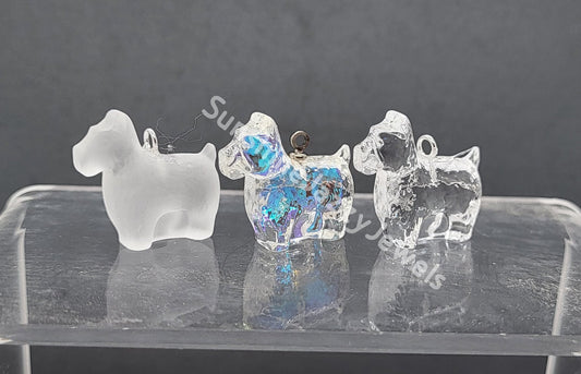 #6756 - Swarovski Crystal Scottie Dog Bead/ Pendant; 3 Colors