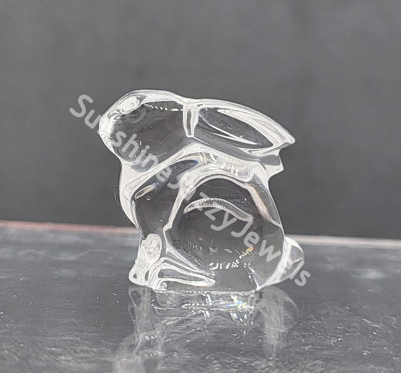 #6755 - Swarovski Crystal Rabbit; Clear or Clear AB