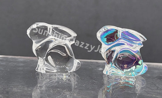 #6755 - Swarovski Crystal Rabbit; Clear or Clear AB