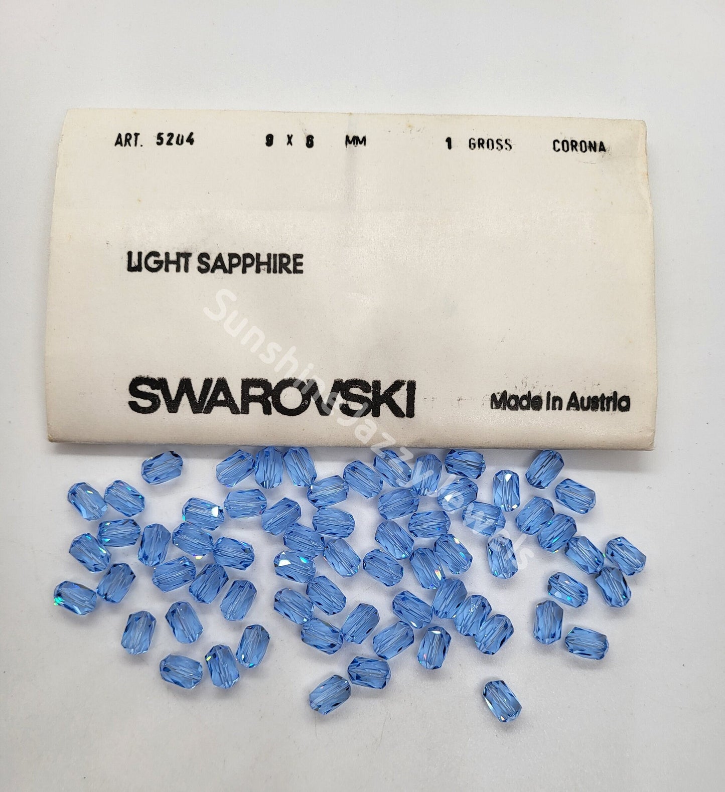 #5204 - Factory Pack Swarovski Crystal 9x6mm Barrel Beads; Multiple Color Choices; 72pc or 144pc