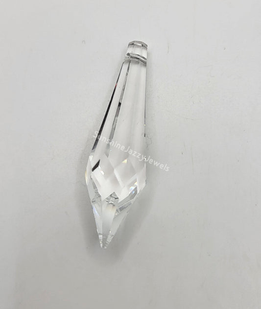 #8611 - Swarovski Crystal Clear 50mm Icicle Drop