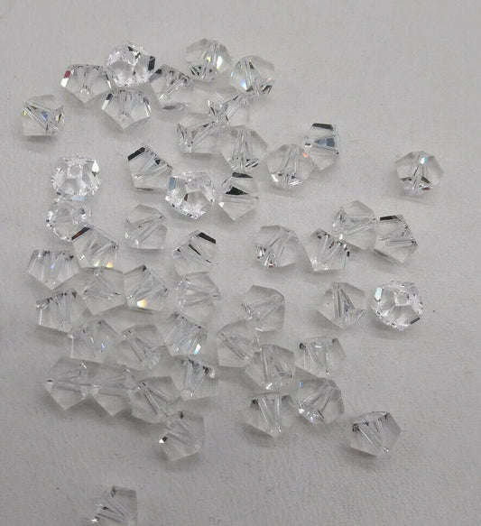#5310 - Swarovski Crystal Clear 5.5mm Simplicity Beads; 24pc per pack